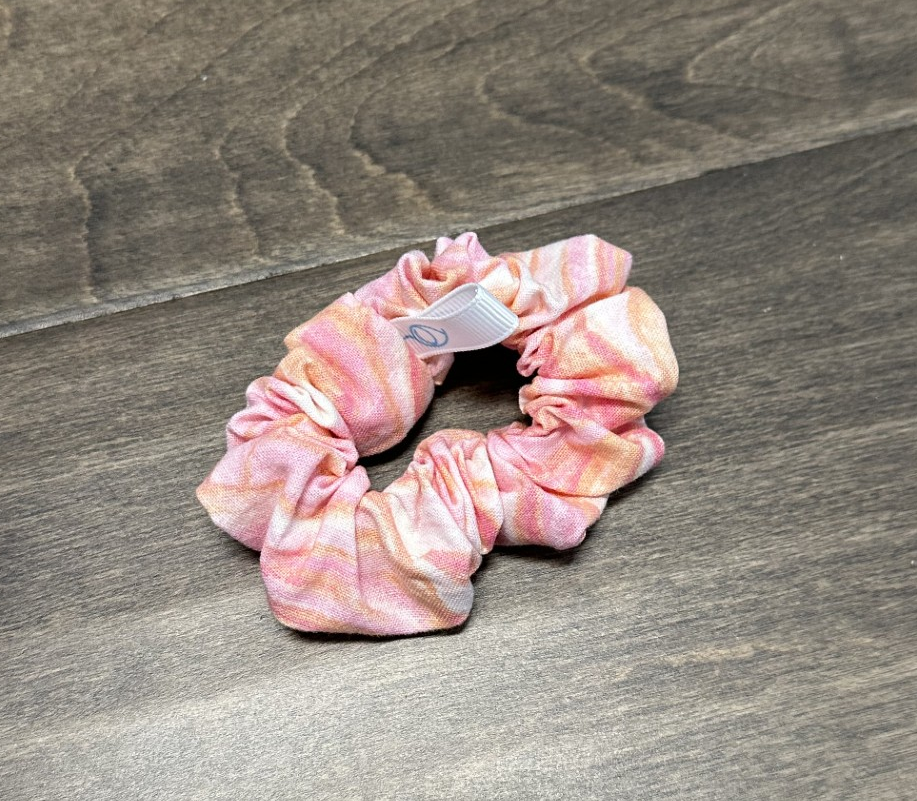Coral Sunset Scrunchies