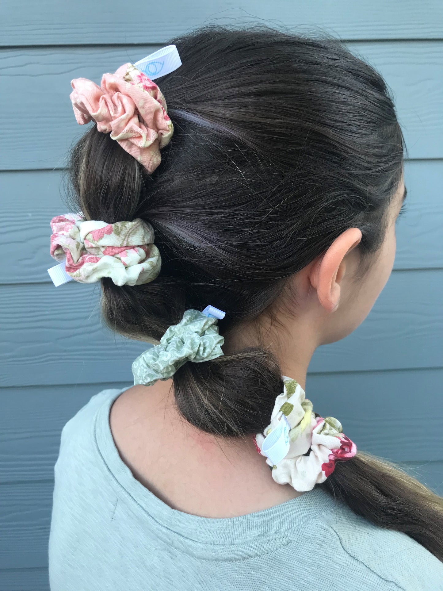 Gramma's Roses Scrunchies