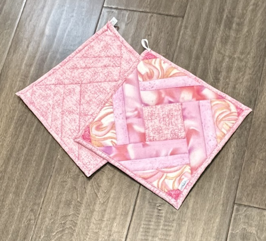 Coral Sunsets Pearl Potholder™