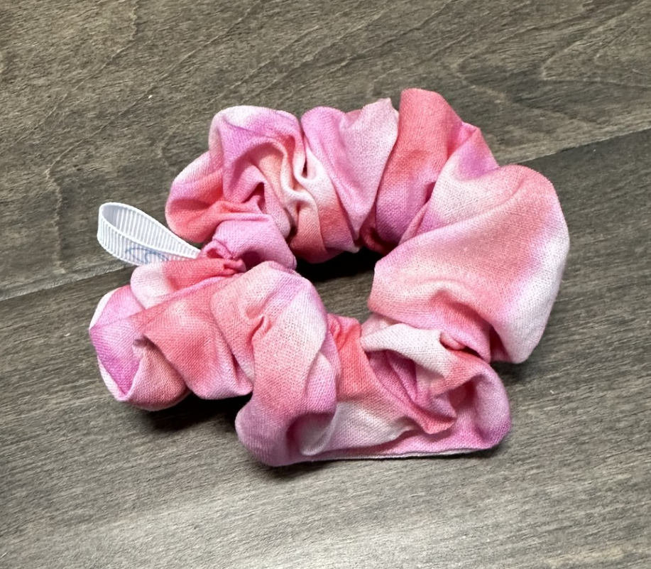 Coral Sunset Scrunchies